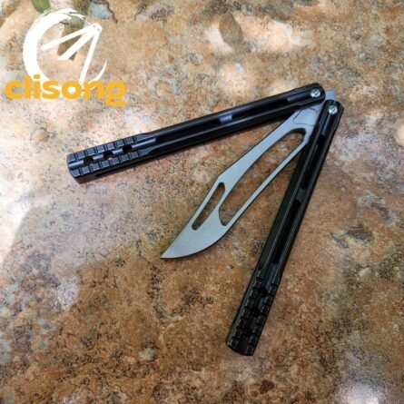 theone Integrated Titanium Handle ORCA Killer Whale Balisong - Image 25