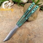 theone Integrated Titanium Handle ORCA Killer Whale Balisong - Image 3