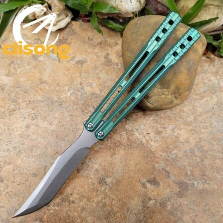 theone Integrated Titanium Handle ORCA Killer Whale Balisong - Image 3