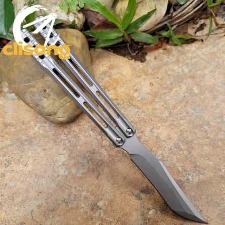theone Integrated Titanium Handle ORCA Killer Whale Balisong - Image 5