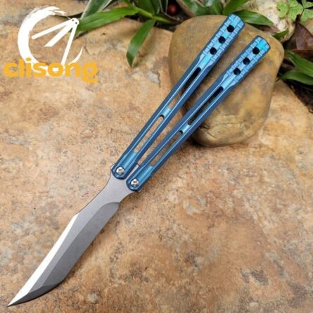 theone Integrated Titanium Handle ORCA Killer Whale Balisong - Image 7