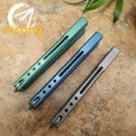 theone Integrated Titanium Handle ORCA Killer Whale Balisong - Image 10