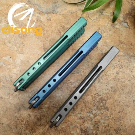 theone Integrated Titanium Handle ORCA Killer Whale Balisong - Image 10