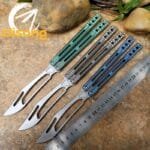 theone Integrated Titanium Handle ORCA Killer Whale Balisong