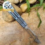theone Integrated Titanium Handle ORCA Killer Whale Balisong - Image 12