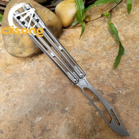 theone Integrated Titanium Handle ORCA Killer Whale Balisong - Image 15