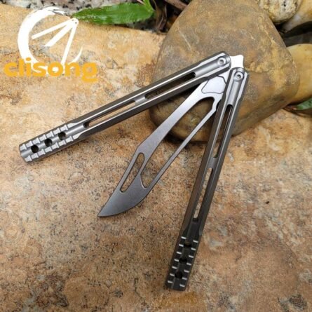 theone Integrated Titanium Handle ORCA Killer Whale Balisong - Image 17