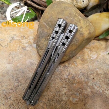 theone Integrated Titanium Handle ORCA Killer Whale Balisong - Image 18