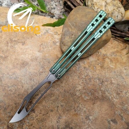 theone Integrated Titanium Handle ORCA Killer Whale Balisong - Image 19