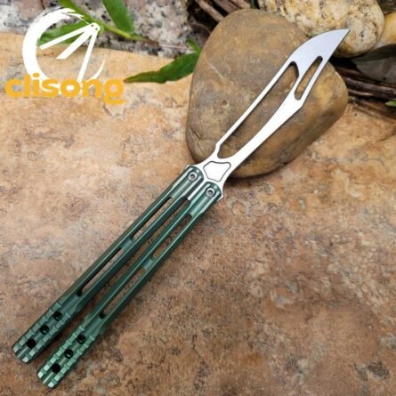 theone Integrated Titanium Handle ORCA Killer Whale Balisong - Image 20