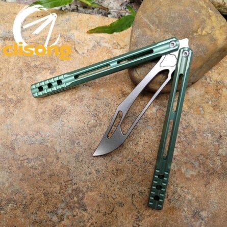 theone Integrated Titanium Handle ORCA Killer Whale Balisong - Image 21