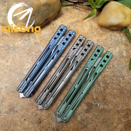theone Integrated Titanium Handle ORCA Killer Whale Balisong - Image 23