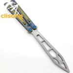 Python Balisong by TheOne - Titanium Handle & Damascus Blade - Image 5