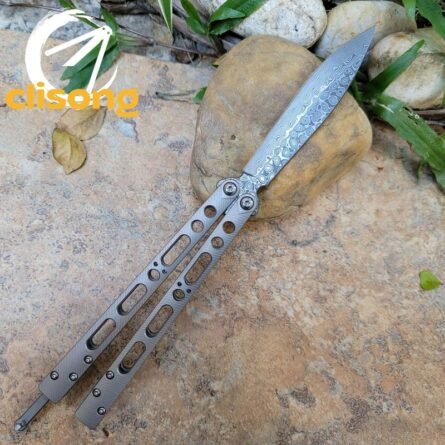 TheOne Carbon Fiber Titanium EX-10 Balisong - Image 38