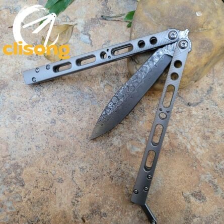 TheOne Carbon Fiber Titanium EX-10 Balisong - Image 39