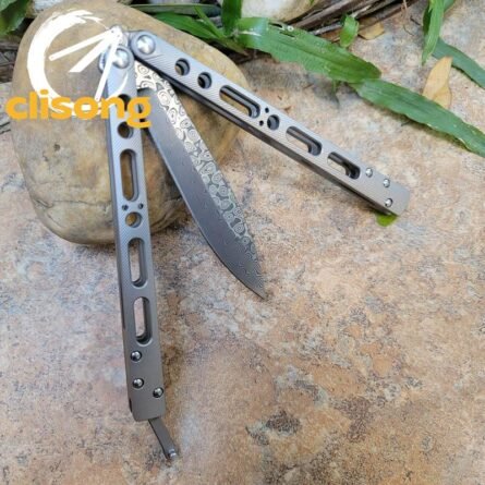 TheOne Carbon Fiber Titanium EX-10 Balisong - Image 40
