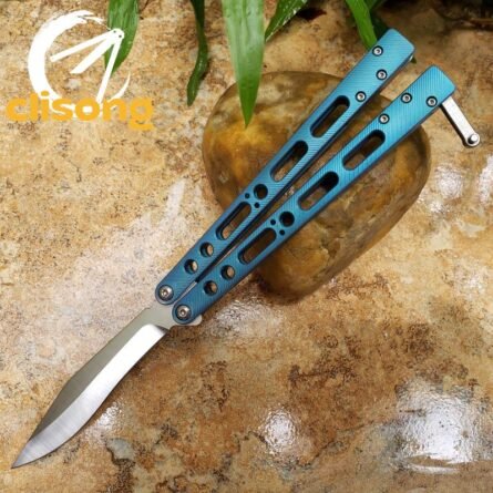 TheOne Carbon Fiber Titanium EX-10 Balisong - Image 42