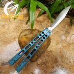 TheOne Carbon Fiber Titanium EX-10 Balisong - Image 37