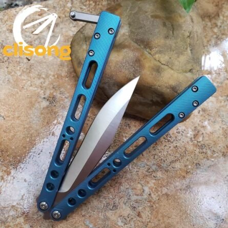 TheOne Carbon Fiber Titanium EX-10 Balisong - Image 34
