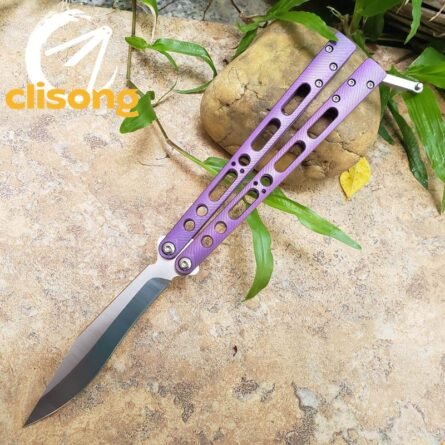 TheOne Carbon Fiber Titanium EX-10 Balisong - Image 32