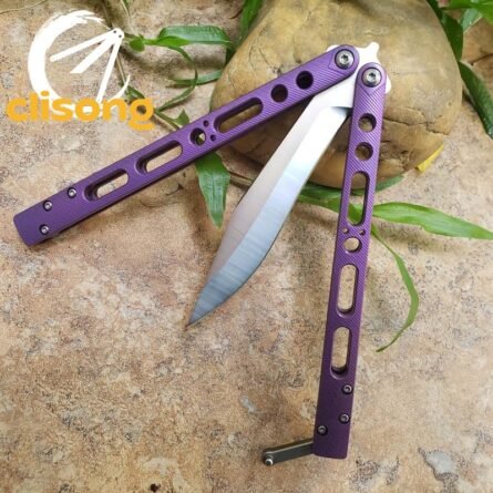 TheOne Carbon Fiber Titanium EX-10 Balisong - Image 29