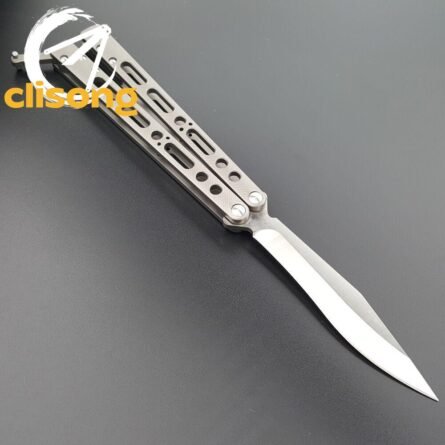 TheOne Carbon Fiber Titanium EX-10 Balisong - Image 15
