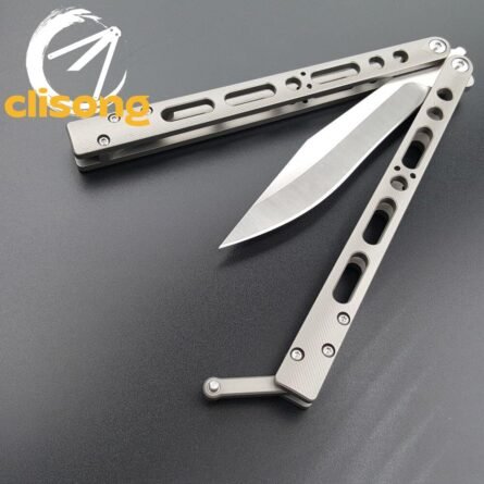 TheOne Carbon Fiber Titanium EX-10 Balisong - Image 16