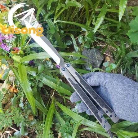 TheOne Carbon Fiber Titanium EX-10 Balisong - Image 25