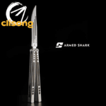 Armed Shark Gale V4 Balisong Titanium Handle