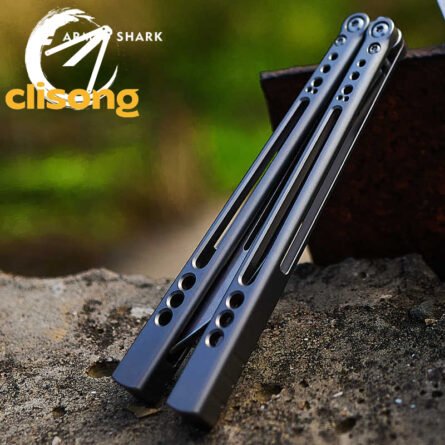 Armed Shark Gale V4 Balisong Titanium Handle - Image 9