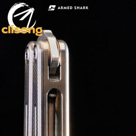 Armed Shark Titanium Krake Raken (Kraken) V3 Balisong - Image 11