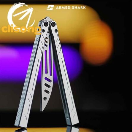 Armed Shark Aluminum Channel Barebones Balisong - Image 7