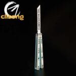 Armed Shark Aluminum Channel BRS Replicant (REP) Balisong - Image 4