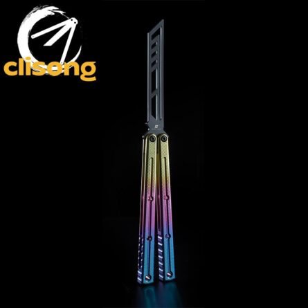 Armed Shark Titanium Krake Raken (Kraken) V3 Balisong - Image 3