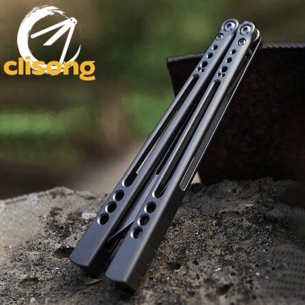 Armed Shark Gale V4 Balisong Titanium Handle - Image 6