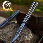 Armed Shark Gale V4 Balisong Titanium Handle - Image 7