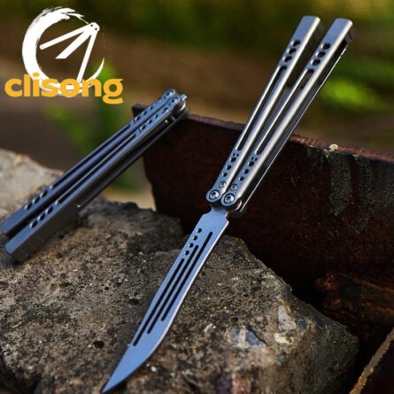 Armed Shark Gale V4 Balisong Titanium Handle - Image 7