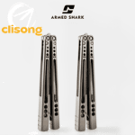 Armed Shark Gale V4 Balisong Titanium Handle - Image 11
