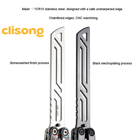 Armed Shark Nautilus V2 Balisong - Image 11