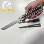 NEW Yuppie Telesto Titanium Balisong - Image 5