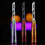 ARMED SHARK Ajax V2 Balisong 7075 Aluminum Handles & Scales - Image 3