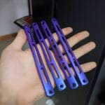 Custom Titanium Balisong Anodization Service