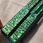 Custom Titanium Balisong Ice-Crystal Effect Service