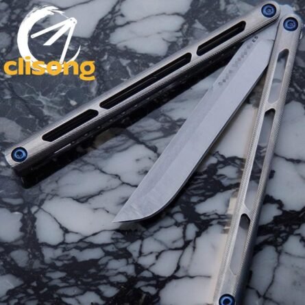 Blue River  Titanium Tsunami V4 Balisong - Image 4