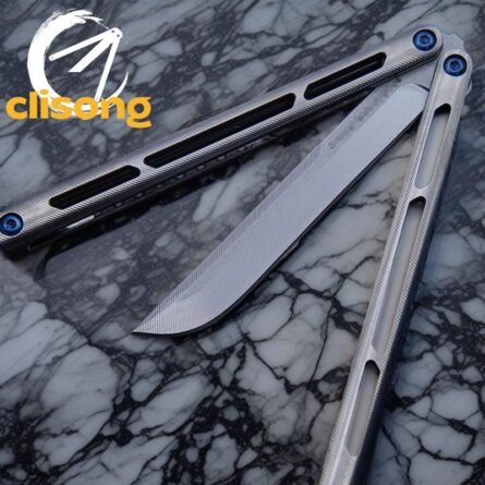 Blue River  Titanium Tsunami V4 Balisong - Image 2