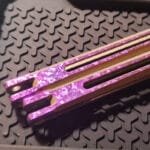 Custom Titanium Balisong Ice-Crystal Effect Service - Image 6