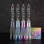 Titus Cygnus Balisong 7075 Aluminum Handle - Image 2