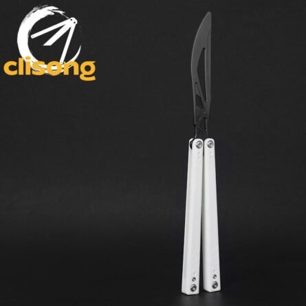 Starlight Balisong With G10 Handle and Titanium Trainer Blade - Image 21
