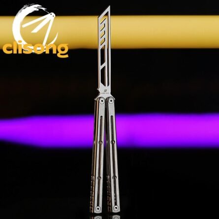 New Armed Shark Titanium Krake Raken (Kraken) V3 Balisong - Image 15