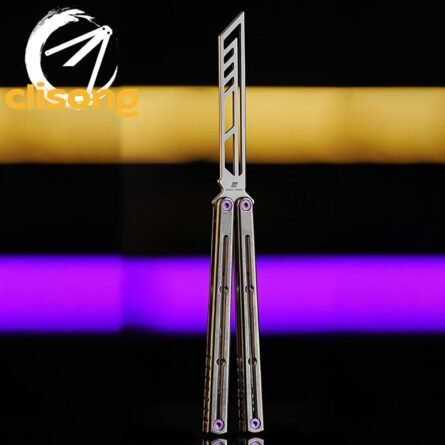 New Armed Shark Titanium Krake Raken (Kraken) V3 Balisong - Image 16